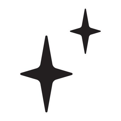 simple abstract shape y2k element.