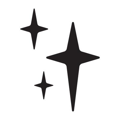simple abstract shape y2k element.