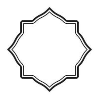 vintage label frame line. vector