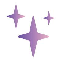 stars gradient icon. vector