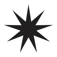 Sparkle Star Icon. vector