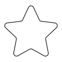 star y2k element line icon. vector