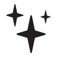 Sparkle Star Icon. vector