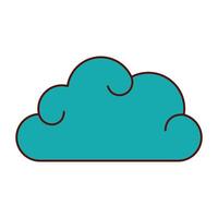 cloud y2k elements vector
