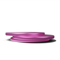 3d pódio rosa png