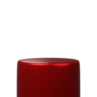 3d red podium png