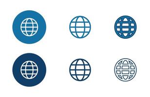 Website icons collection in different style flat illustration set vector