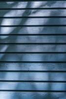 Blue side paneling photo