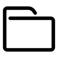 folder and document, simple icon quality interface vector