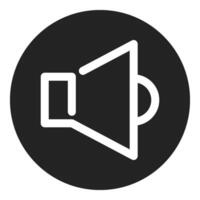 speaker icon, simple icon quality interface vector
