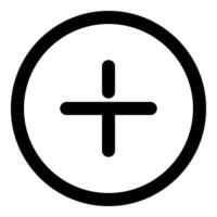 plus icon, simple icon quality interface vector