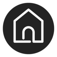 home icon, simple icon quality interface vector