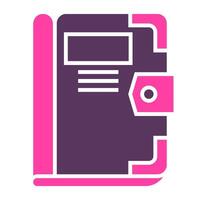 chapter book icon on transparent background vector