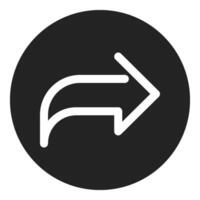 forward message, simple icon quality interface vector