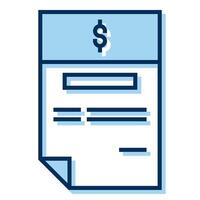 tax letter icon with transparent background vector