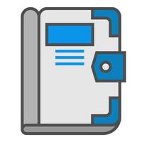 chapter book icon on transparent background vector
