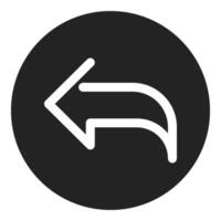 reply message, simple icon quality interface vector