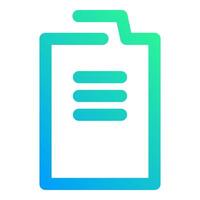 battery bar, simple icon quality interface vector
