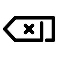 eraser tools, simple icon quality interface vector
