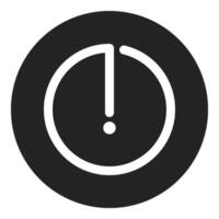warning sign, simple icon quality interface vector