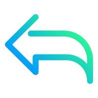 reply message, simple icon quality interface vector