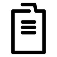 battery bar, simple icon quality interface vector