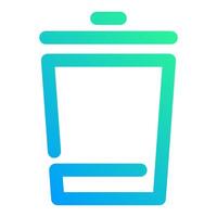trash icon, simple icon quality interface vector