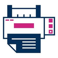 printer icon with transparent background vector