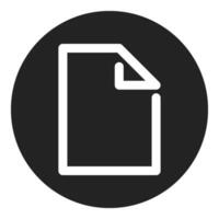 document, simple icon quality interface vector