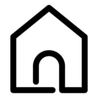 home icon, simple icon quality interface vector