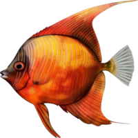 röd hav Sailfin tang vattenfärg png