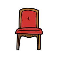 isolate chair on background vector