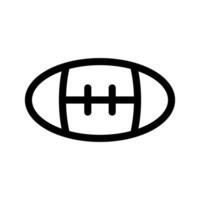 rugby icono símbolo diseño ilustración vector