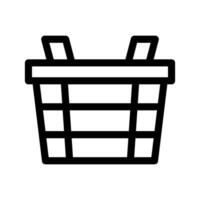 cesta icono símbolo diseño ilustración vector