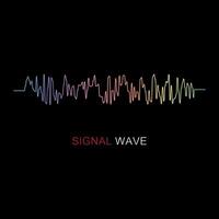 sound wave audio dark background vector