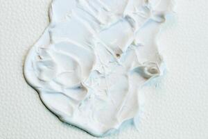 The texture of a cosmetic care cream-scrub. photo