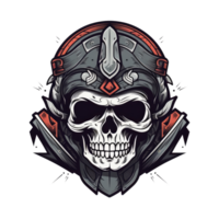 cool dead pirates skull illustration for your design project png