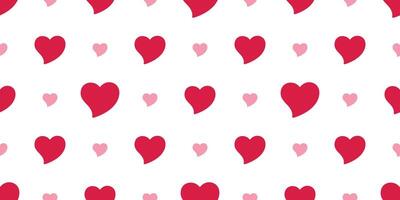 heart seamless pattern valentine cartoon doodle tile background repeat wallpaper scarf isolated illustration red design vector