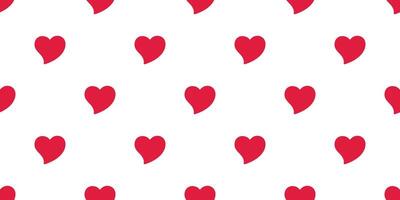 heart seamless pattern valentine cartoon doodle tile background repeat wallpaper scarf isolated illustration red design vector