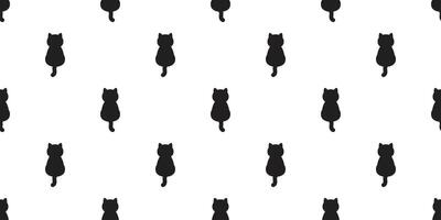 cat seamless pattern kitten footprint paw pet halloween Christmas scarf gift wrapping paper cartoon repeat wallpaper tile background illustration design vector