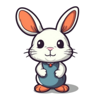 Hase Charakter Karikatur Illustration png