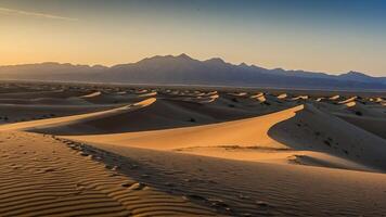 Majestic sand desert landscape and background stock photo image