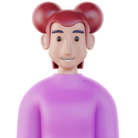 femme 3d icône personnage png