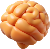 cerveau, humain, contour, 3d, icône, minimal, ai, technologie, artificiel intelligence, apprentissage, neural réseau, données, science, avenir, numérique, technologie, ordinateur, logiciel, développement, innovation png