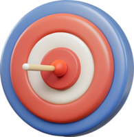 target, accuracy, prediction, icon, 3d, minimal, symbol, aim, goal, objective, success, business, design, graphic, technology, data, analytics, strategy, marketing, performance, achievement png