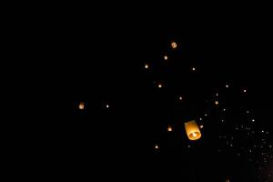 Yi Peng Lantern, a traditional event, is part of Thailand's Chiang Mai festival. photo