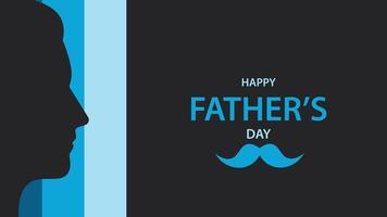 Happy Father's Day background design. vector