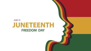 Juneteenth abstract background design,freedom day vector