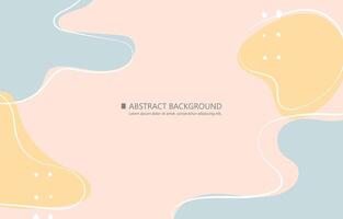 Minimalist hand drawing fluid background. vector