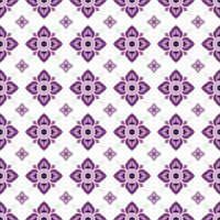 Thai classical diamond-shaped flower repeated geometric pattern, continuous background designed for fabric and textile, wallpaper, wrapping paper, and other printings. vector